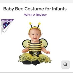 Baby Bee Costume! Says infants but size is 2t-4t!